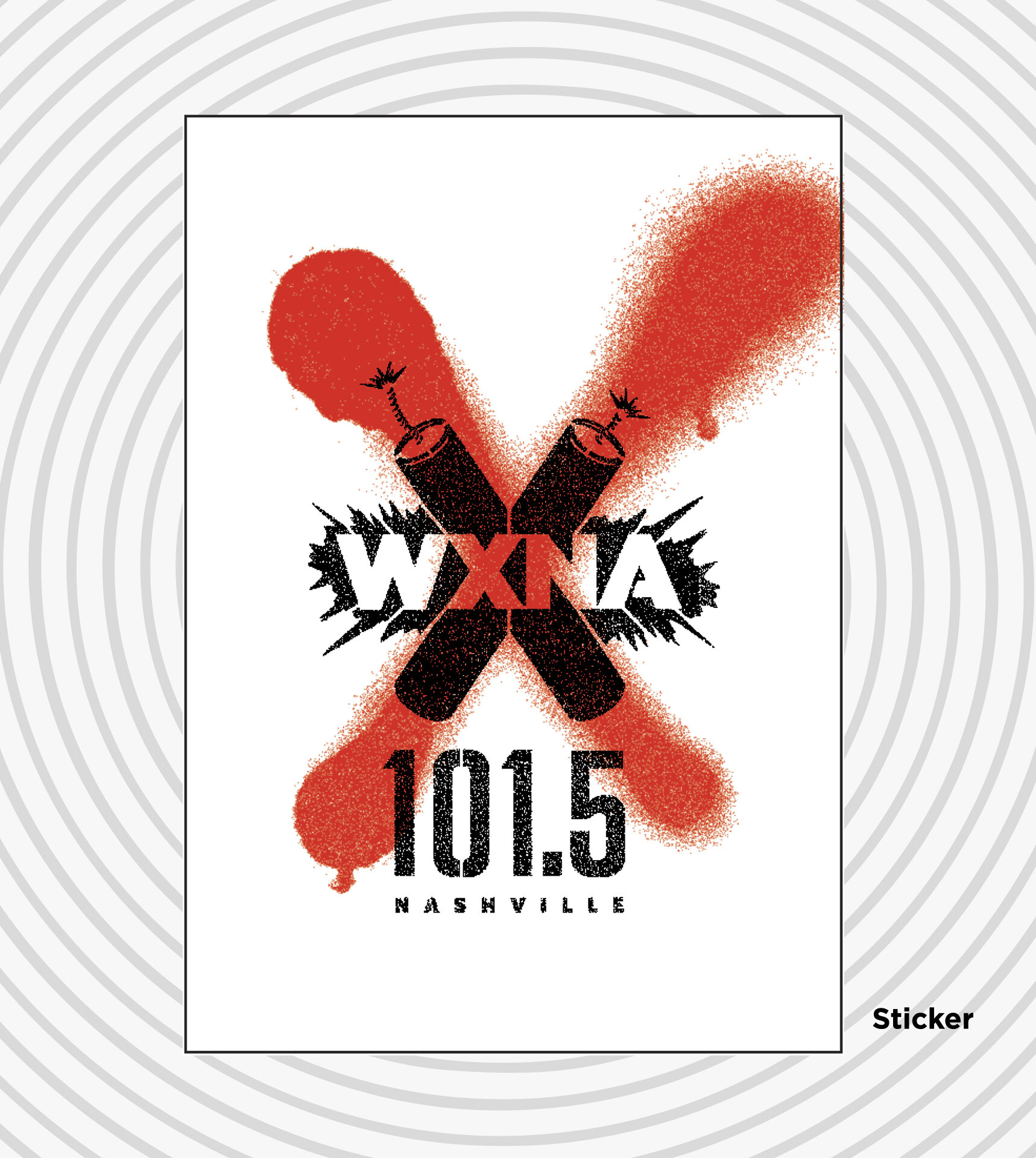 WXNA Sticker - Spring 2024